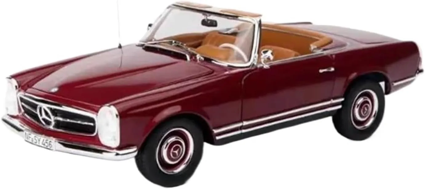 1 18 for Benz 230 SL 1963 Alloy Diecast Car Model Simulation Collection Display Figure Souvenirs Motor Vehicles Toys