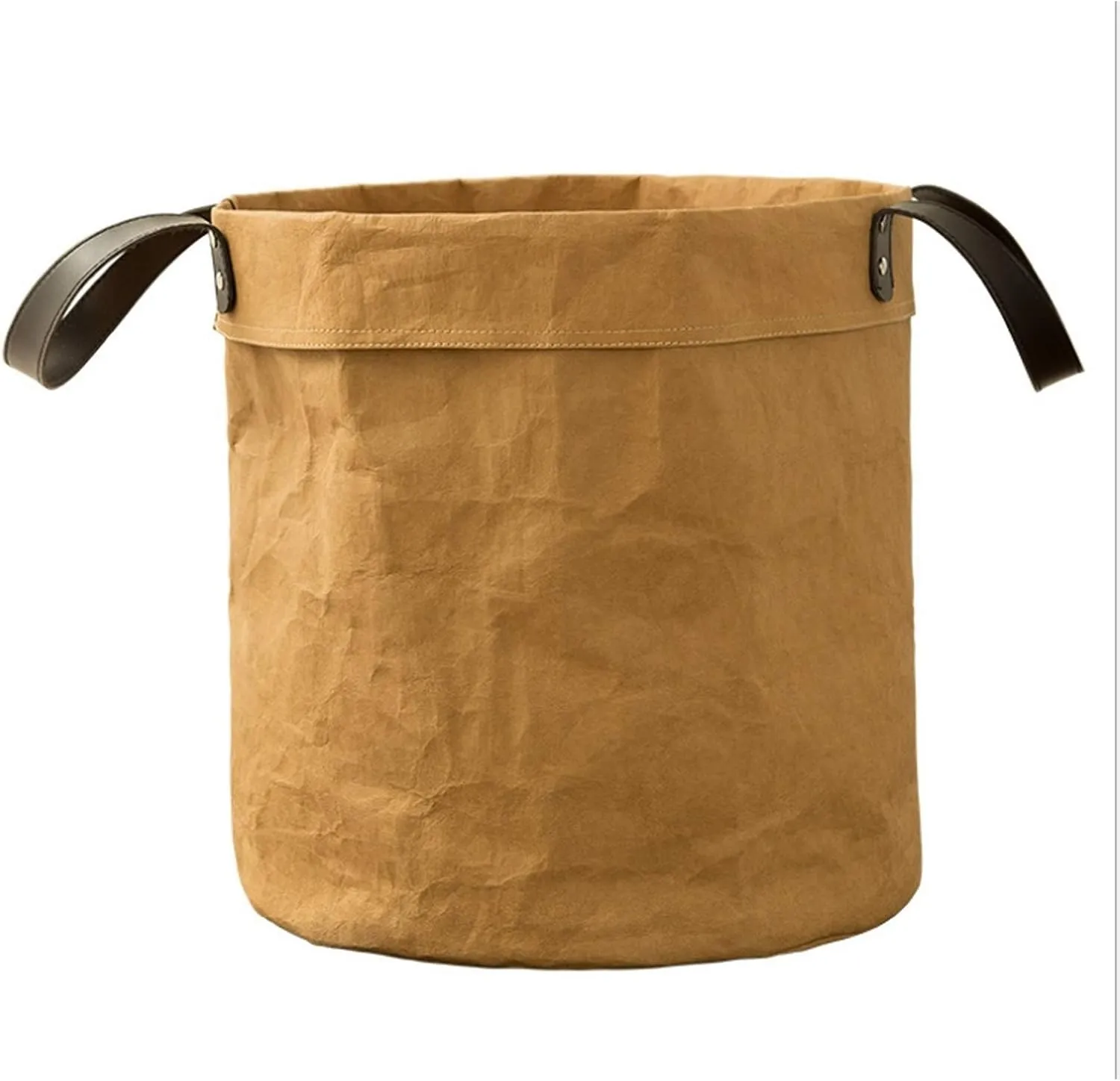 1 piece of kraft paper laundry basket toy storage box kraft paper handbag dirty clothes storage box