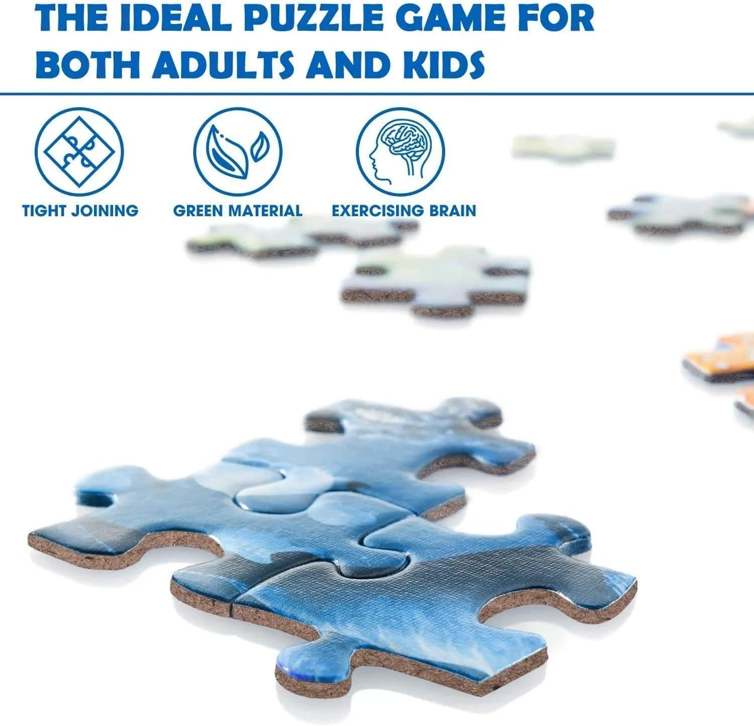1000 Piece Great Jigsaw Puzzle for Adults and Kids - Music by Number, Musical Instruments Kinds of Guitar Cool Rock Jigsaw Puzzle for Home Decoration Toys and Games