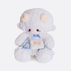 11.4 Inch Sheep Plush Toy, Super Soft Sheep Stuffed Animal, Cute Lamb Stuffed Animal, Gift for Kids and Adults（Blue）