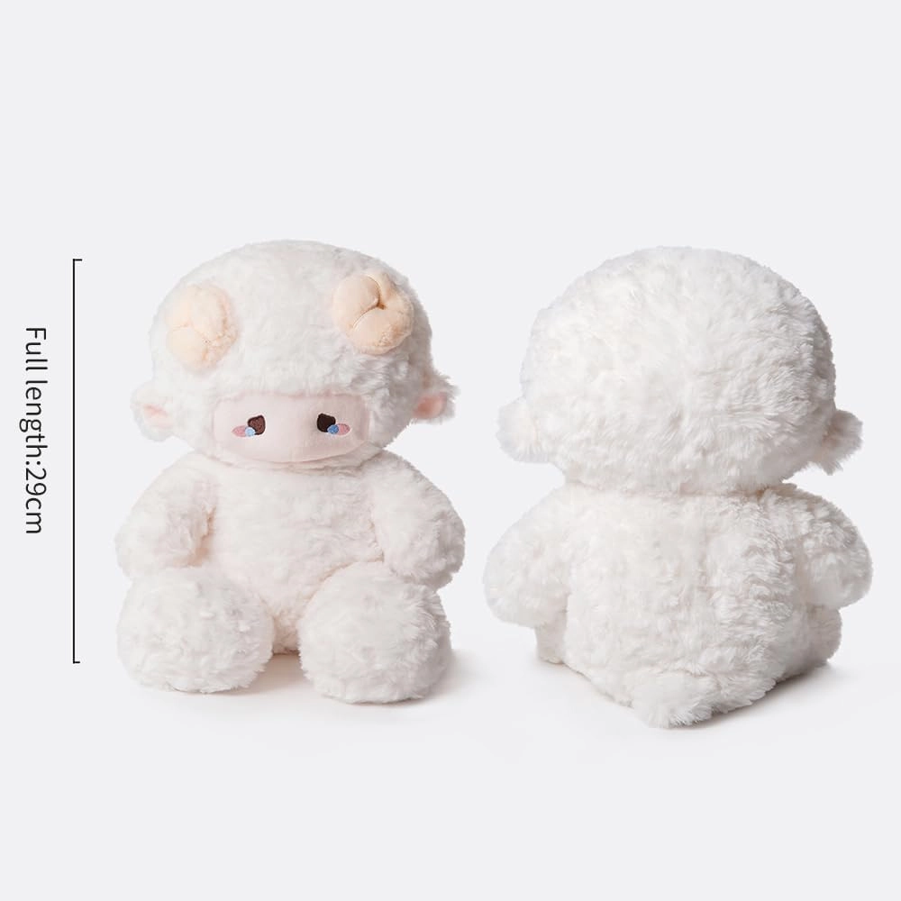 11.4 Inch Sheep Plush Toy, Super Soft Sheep Stuffed Animal, Cute Lamb Stuffed Animal, Gift for Kids and Adults（Blue）