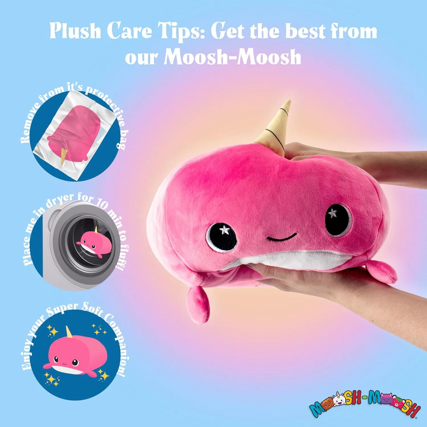 12” – Large Softest Plush Premium Squishy Pillow Series 1 – Lots of Different Award Winning Animals and Unique Stories – Snuggle and Stack – Endless Fun Buttons