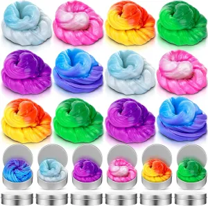 12 Pcs 1.76 oz Large Heat Sensitive Color Changing Fidget Putty, Fidget Toy for Boys Girls Sensory and Tactile Stimulation, ADHD Fidget Toy, Parties, Classroom Rewards