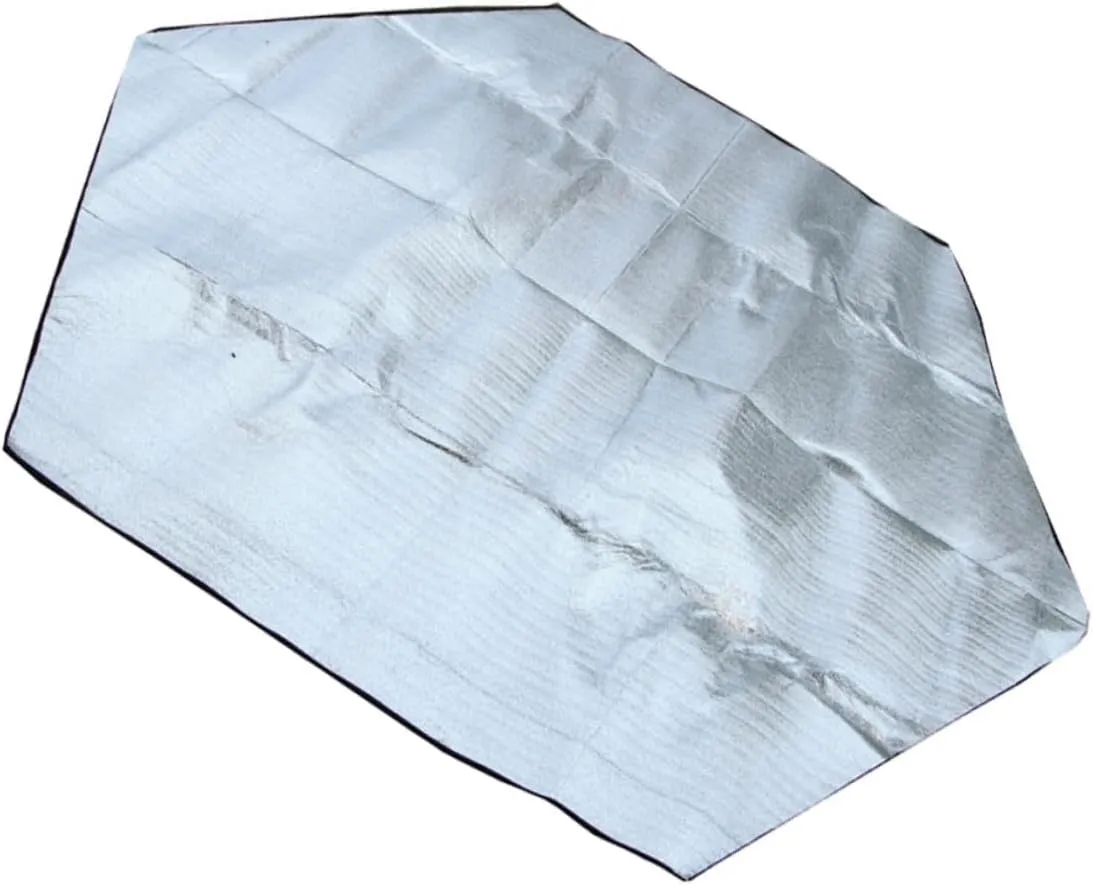 1pc Aluminum Foil Ground Cushion Mat Camping Blanket for Outdoor Activities Family Picnics and Tent Floor Cover and Easy to Carry