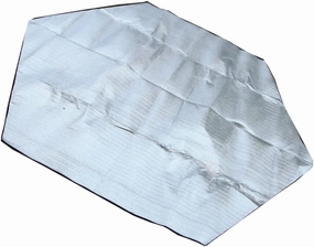 1pc Aluminum Foil Ground Cushion for Tent Picnic Mat Beach Blanket Portable Camping Rug