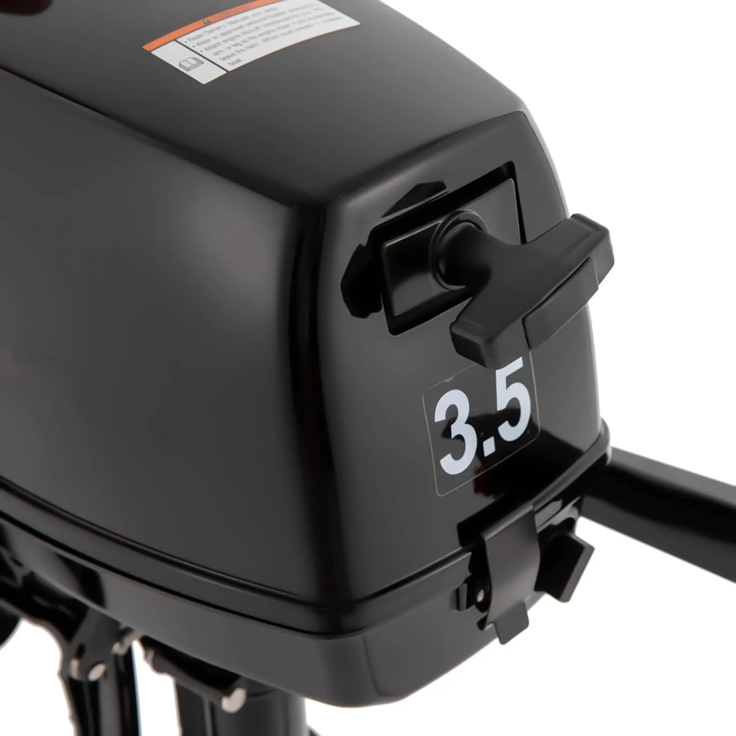 2 Stroke 3.5 HP Outboard Motor Engine Water Cooling System Heavy Duty Boat Engine Tiller Control 2.5KW 5000R/Min   Tool Bag For Fishing Aquaculture Outdoor Exploration