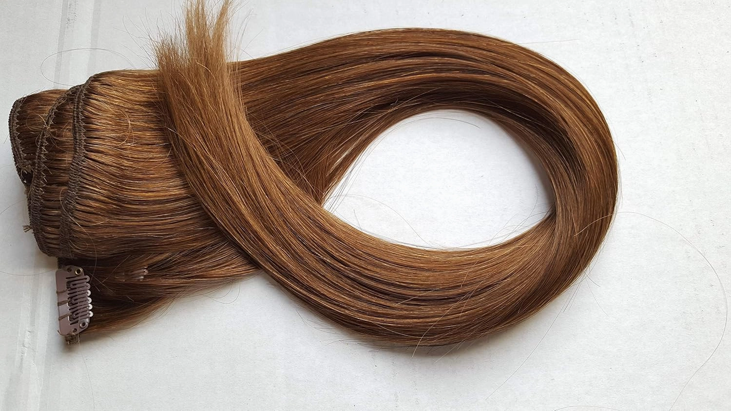 20"-22" Remy Human Hair Clip in Extensions Thick to Ends Chestnut/Medium Brown (Color #6) 10 Pieces(pcs) Full Head Luxury Set [Set Weight: 5.4oz/160grams] …