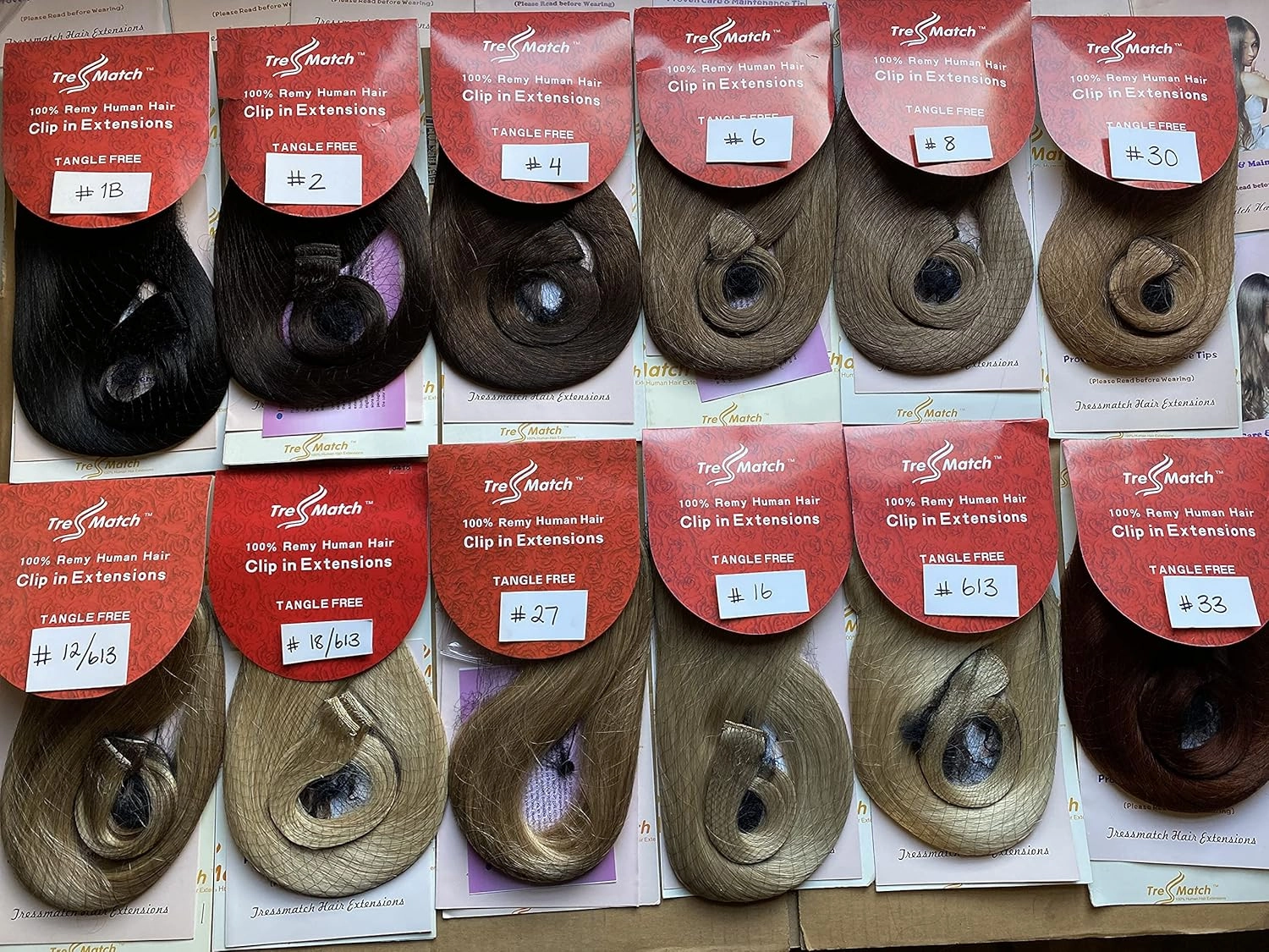 20"-22" Remy Human Hair Clip in Extensions Thick to Ends Chestnut/Medium Brown (Color #6) 10 Pieces(pcs) Full Head Luxury Set [Set Weight: 5.4oz/160grams] …