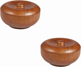 2 Pcs Men's Shaving Bowl Set Shave Cream Soap Bowl with Lid for Men Barber Shop Accessory