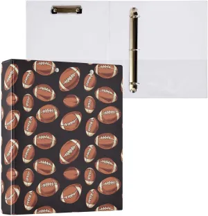 3 Ring Binder American Art Image Binder 1.5 inch with Clipboard PVC Pockets Fit 8.5 x 11 Inch Paper for School Office Supplies 1 Pack