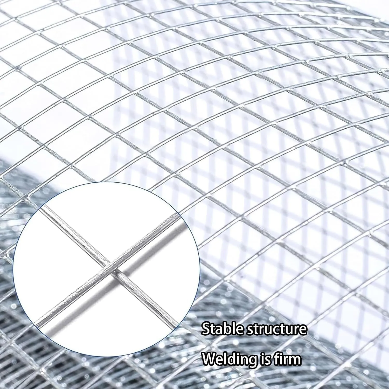 304 Stainless Steel Welded Wire Mesh, Hardware Cloth, 1/2 Inch Tree Guard Fence Roll, Garden Fencing, Poultry, Chicken Coop, Snake (1.5m x 10m)(1.5mX15m(49.2ft))