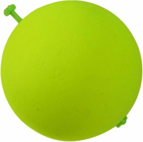 3" inch Round Foam Fishing Bobbers - Fluorescent Yellow Snap-On Floats, Great for Musky Suckers & Catfish