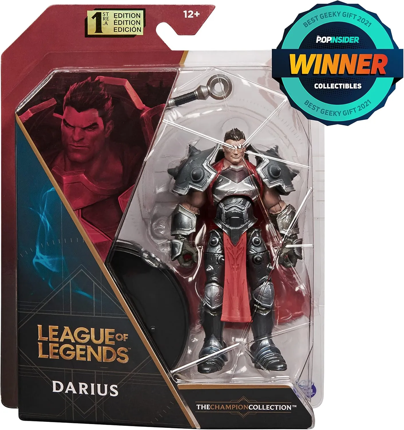 4-Inch Darius Collectible Figure w/Premium Details and Axe Accessory, The Champion Collection, Collector Grade, Ages 12 and Up