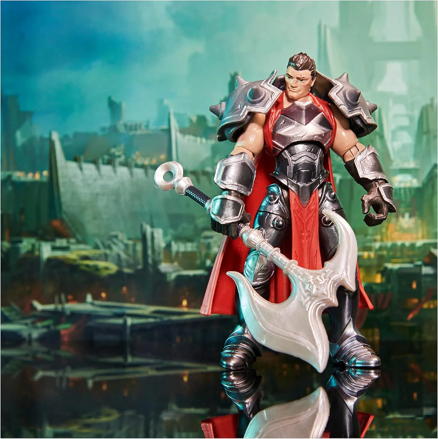 4-Inch Darius Collectible Figure w/Premium Details and Axe Accessory, The Champion Collection, Collector Grade, Ages 12 and Up