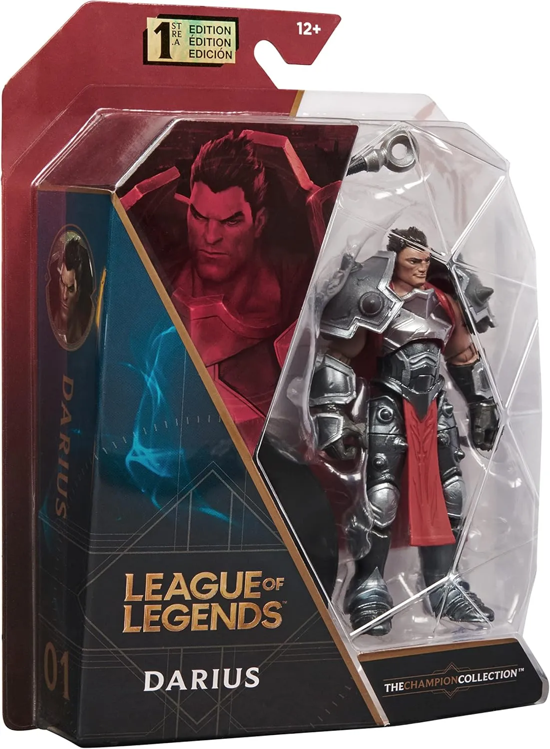 4-Inch Darius Collectible Figure w/Premium Details and Axe Accessory, The Champion Collection, Collector Grade, Ages 12 and Up