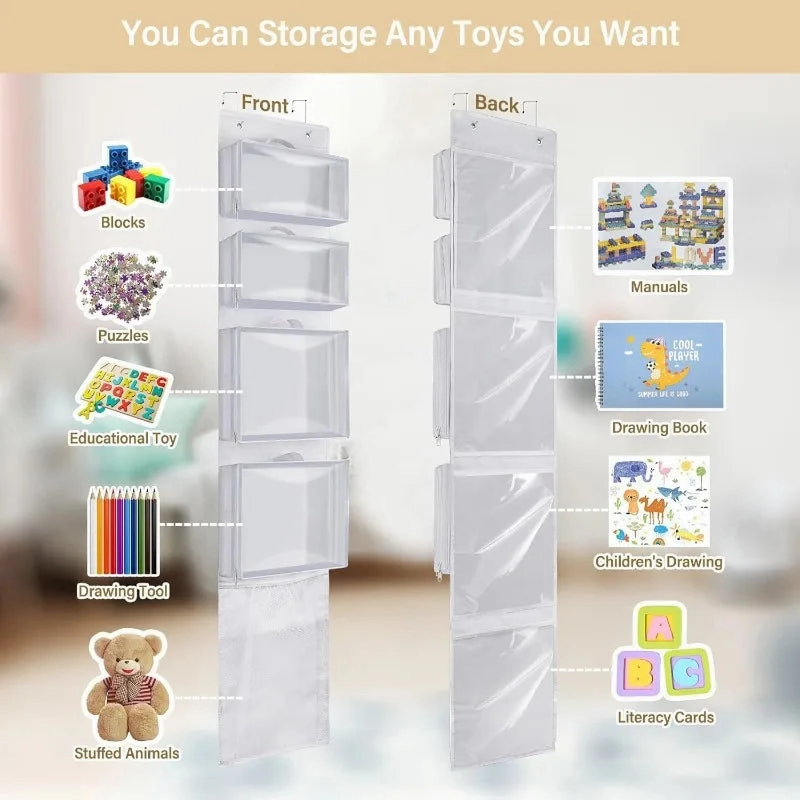 4 In 1 Hanging Toy & Block Storage Bag
