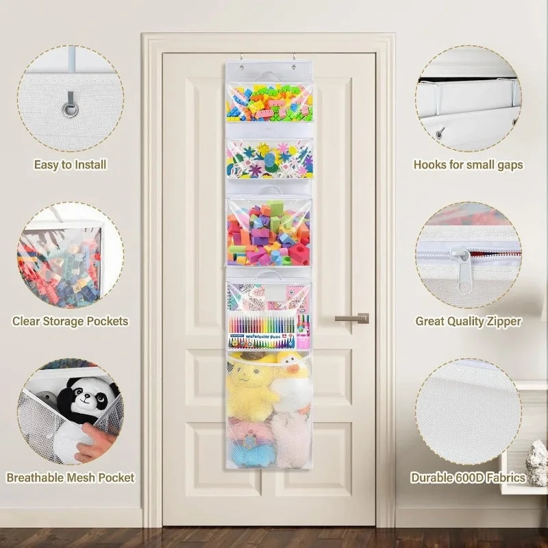 4 In 1 Hanging Toy & Block Storage Bag