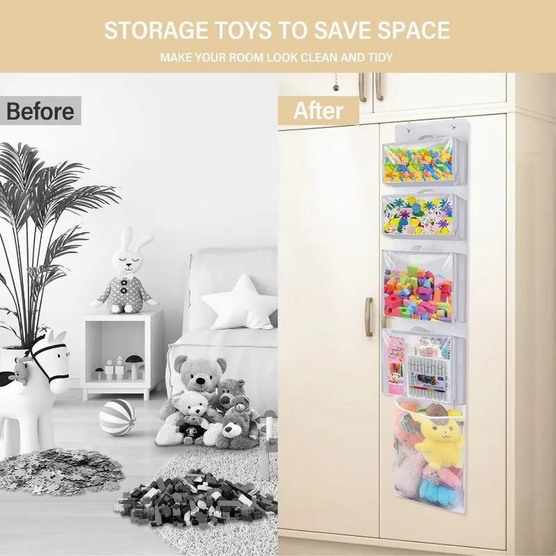 4 In 1 Hanging Toy & Block Storage Bag