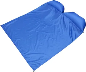 4Pcs Travel Inflating Sleeping Mat for Double Person Cushion with Reusable Nails Portable and Design for Outdoor Beach and Camping Activities Blue