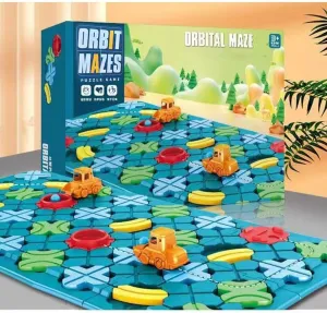 56PCS Kids Toys STEM Board Games, Montessori Preschool Kids Toys,Logic Road Builder Toddler Board Games Puzzles for 3-8 Year Old Boys Girls, Suitable for Stem Classroom,Birthday Gift.