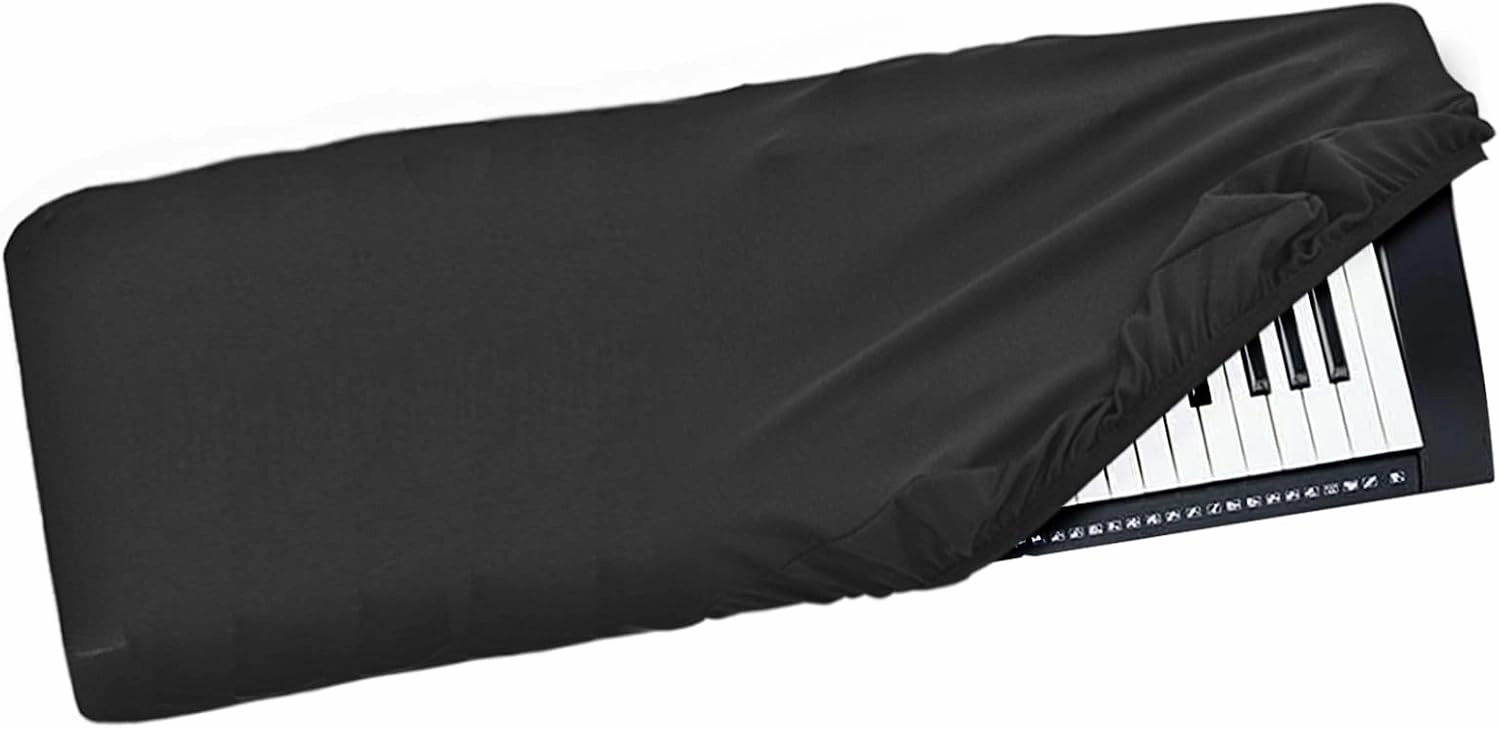 61 keys piano keyboard dust cover, compatible with Arturia Astrolab,Yamaha PSR-E283,YPT-280,YPT-270, PSR-E273,PSR-E360,Deluxe Chinlon Dustproof & Anti-scratch, Silky Feel & Tailored Design