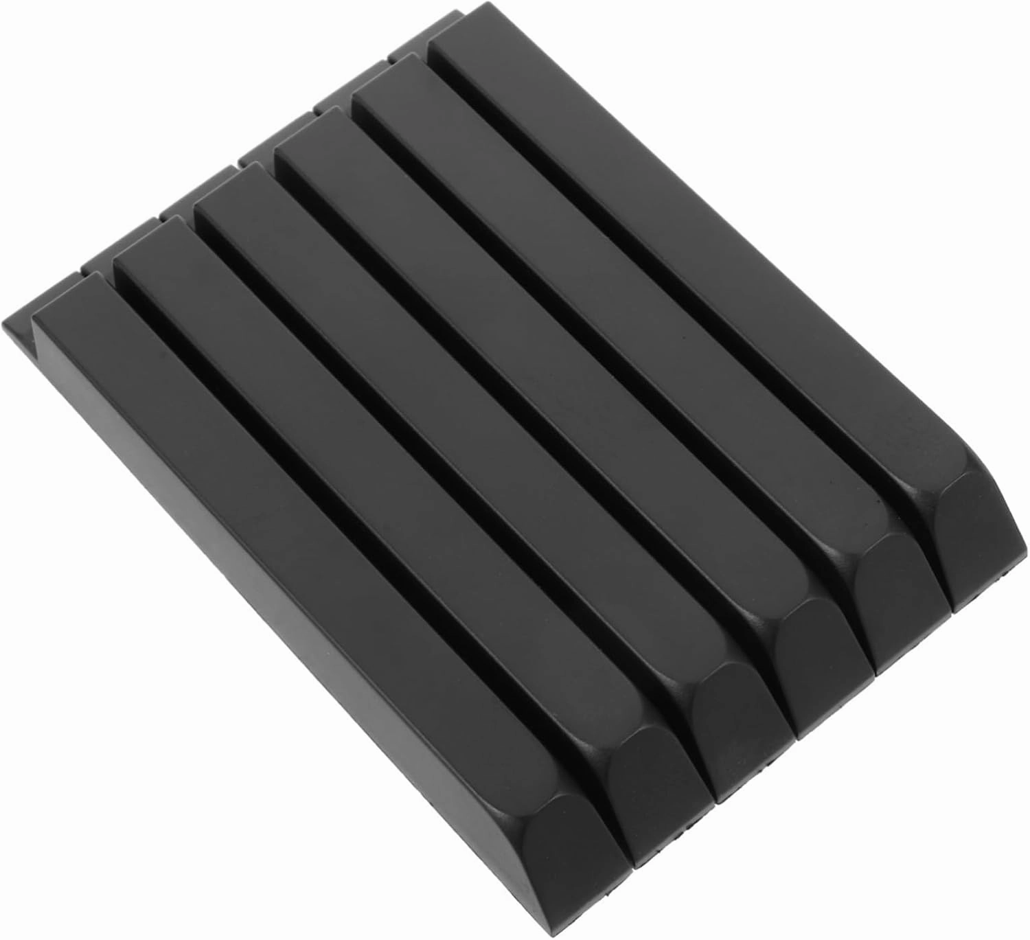6pcs Piano Keytops Replacement Kit Plastic Black Keytops for Piano Repair Glossy Finish for Comfort and Look Compatible