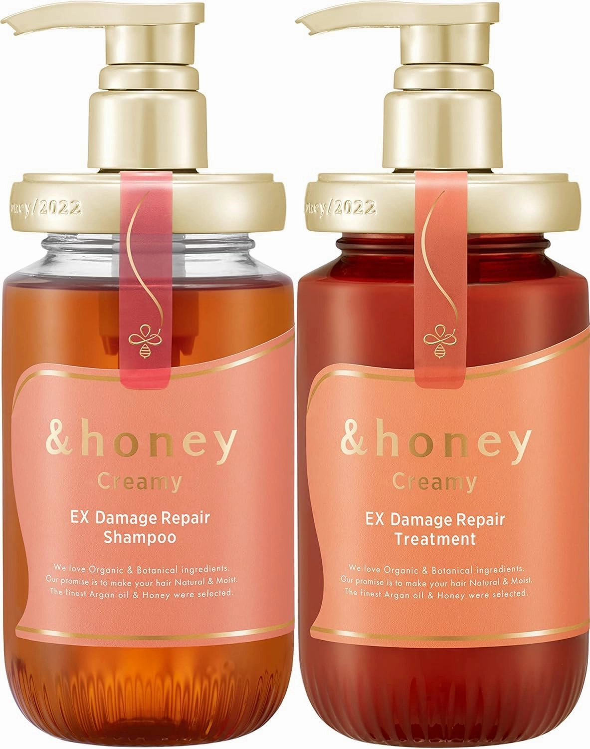 &honey Creamy EX Damage Repair Japanese Shampoo & Conditioner Set (440 mL) | For Dry, Damaged & Coarse Hair | Deep Repair, Intense Hydration & Frizz Control