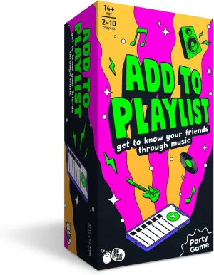Add to Playlist: Get to Know Your Friends One Song at A Time | Hilarious Music Board Game, Great for Parties, a Birthday or Fun Game Nights
