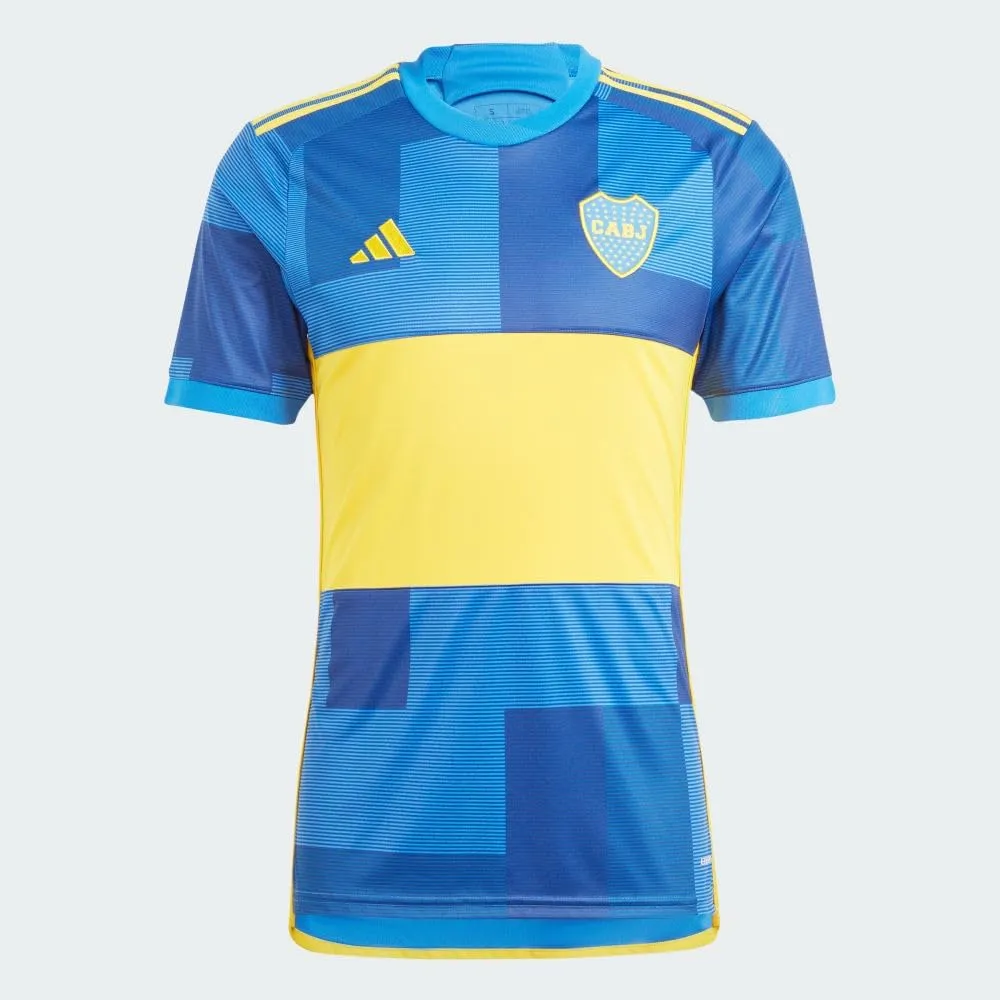 adidas Men's Soccer Boca Juniors 23/24 Home Jersey - Inspired by The Vibrant Streets of El Caminito, Comfortable