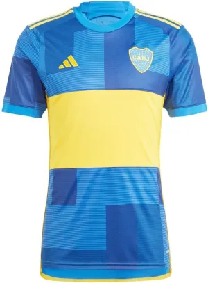 adidas Men's Soccer Boca Juniors 23/24 Home Jersey - Inspired by The Vibrant Streets of El Caminito, Comfortable