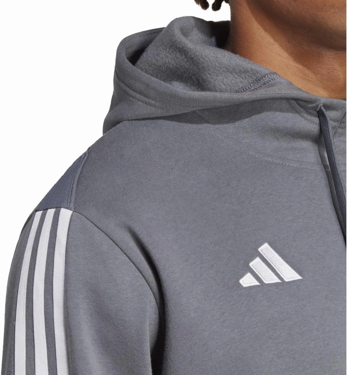 adidas Mens Tiro23 League Logo Hoodie Soccer Cleats - Blue