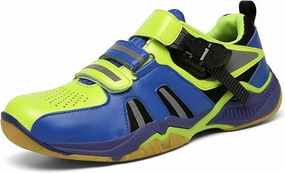 AIRFUL Badminton Tennis Shoes Mens Women Indoor Court Training Shoes Anti-Slip Lightweight for Racketball Squash Volleyball (Color : Yellow, Size : 12.5 Women/11 Men)