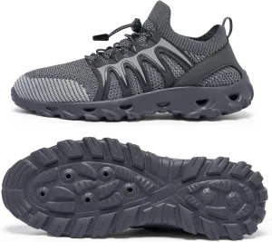 Alibress Water Shoes for Women Men Quick-Dry Aqua Shoes Men's Hiking Water Shoes Women's Beach Shoes Lightweight Water Sports Shoes for Swimming Fishing Kayaking