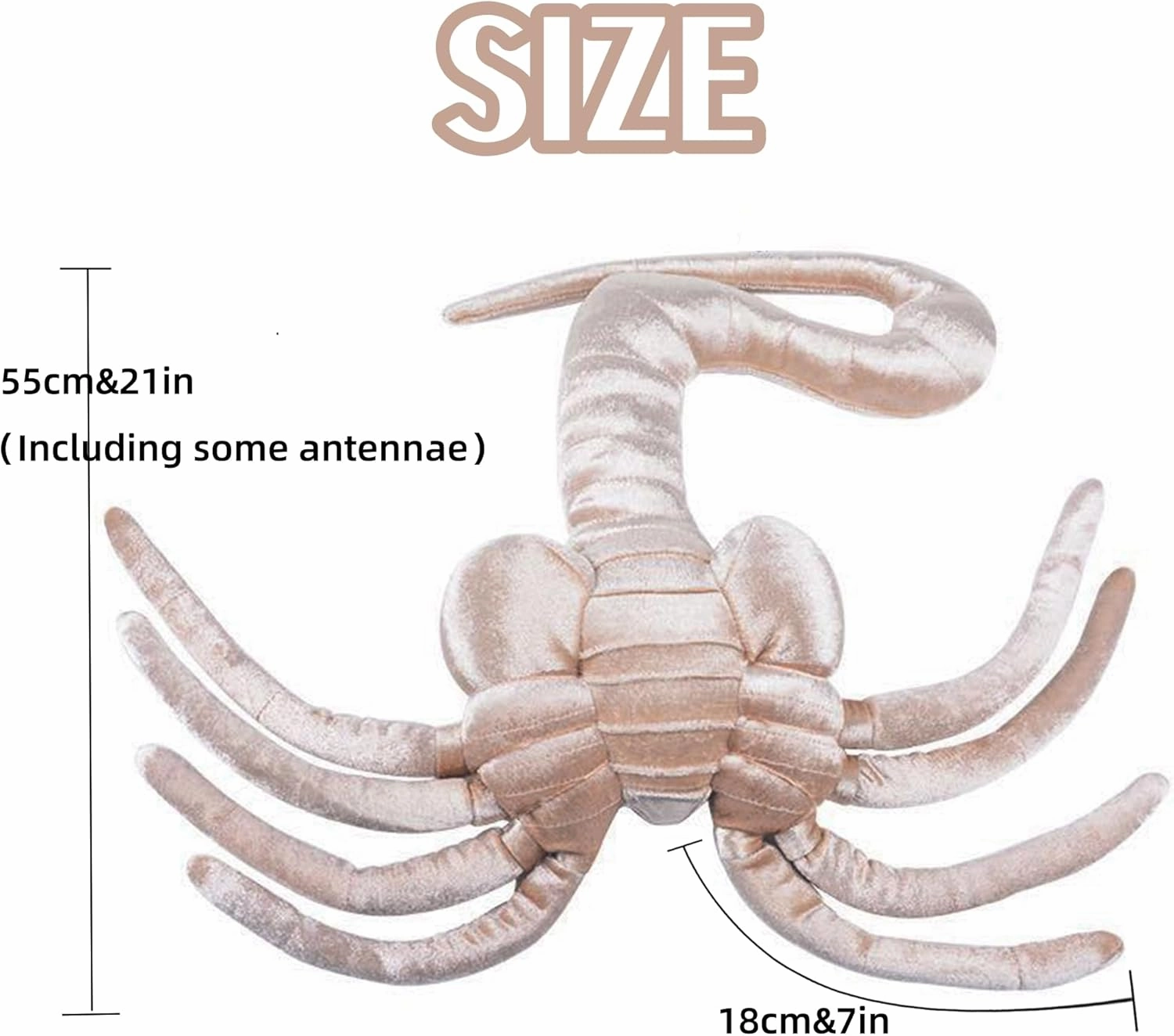 Alien Facehugger Plush Chestburster Stuffed Animal Soft Toy Doll from Horror Film (Facehugger)