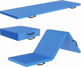 All Purpose Extra Thick High Density Anti Tear Gymnastics Gym Folding Exercise Aerobics Mats, Multiple Sizes and Colors Available