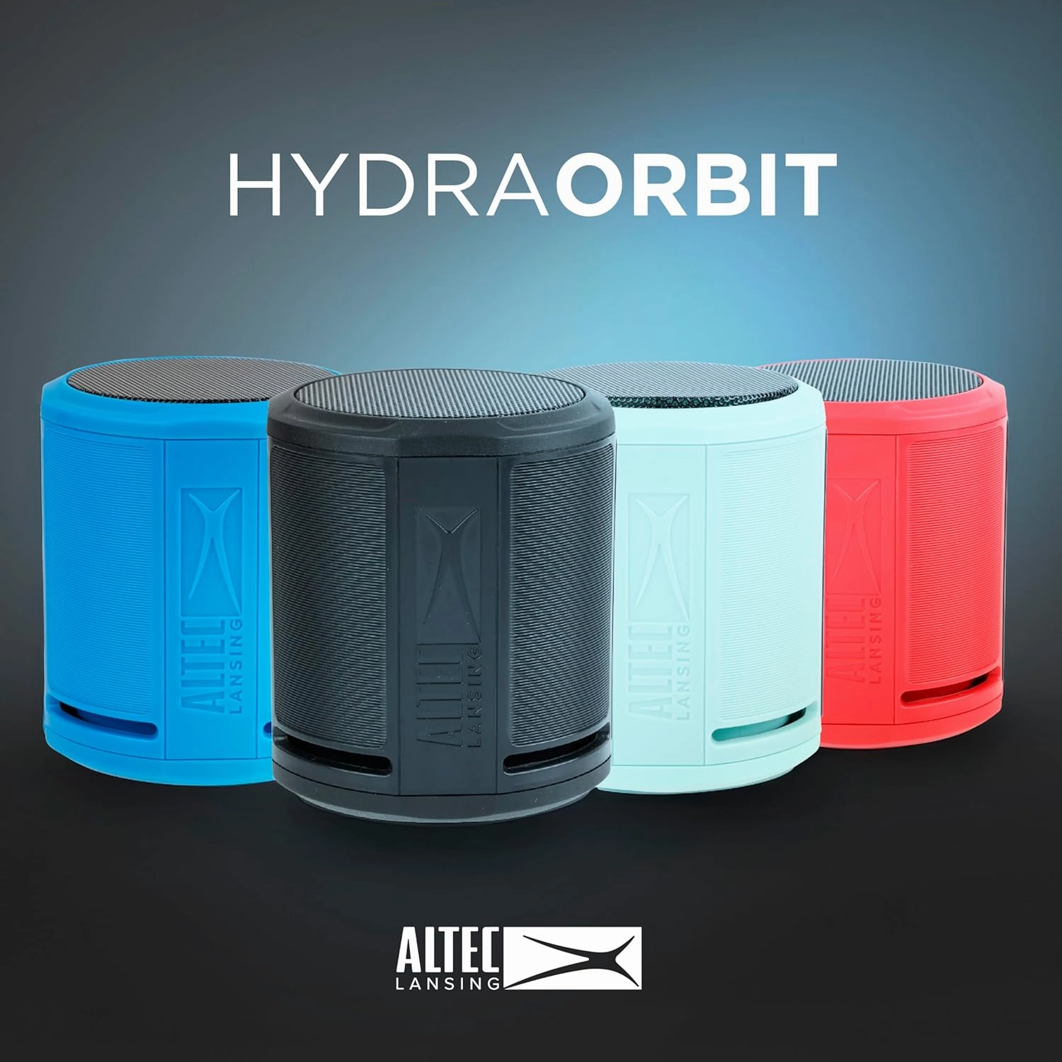 Altec Lansing HydraOrbit - Waterproof Bluetooth Speaker, Lightweight & Portable Speaker for Travel & Outdoor Use, Royal Blue