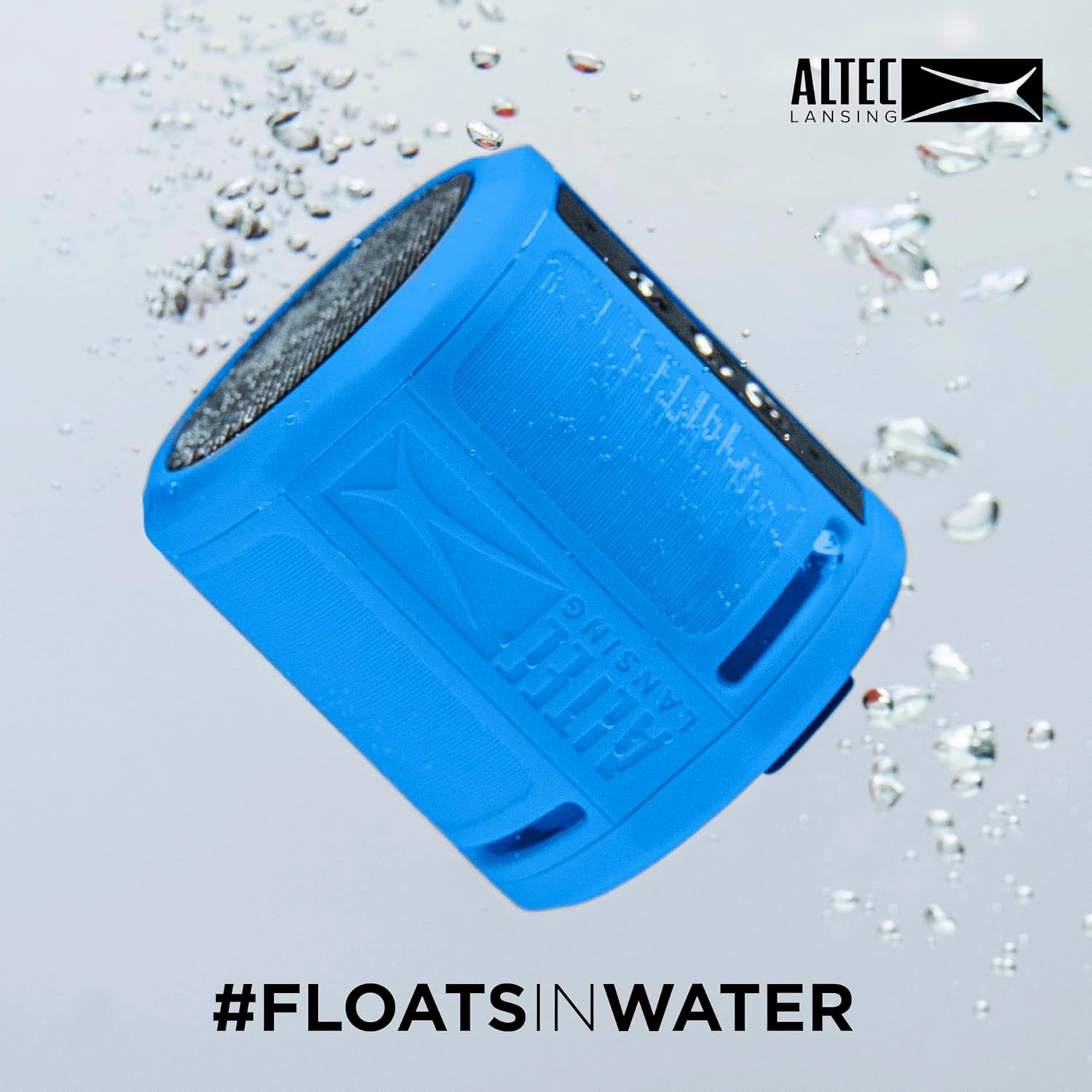 Altec Lansing HydraOrbit - Waterproof Bluetooth Speaker, Lightweight & Portable Speaker for Travel & Outdoor Use, Royal Blue