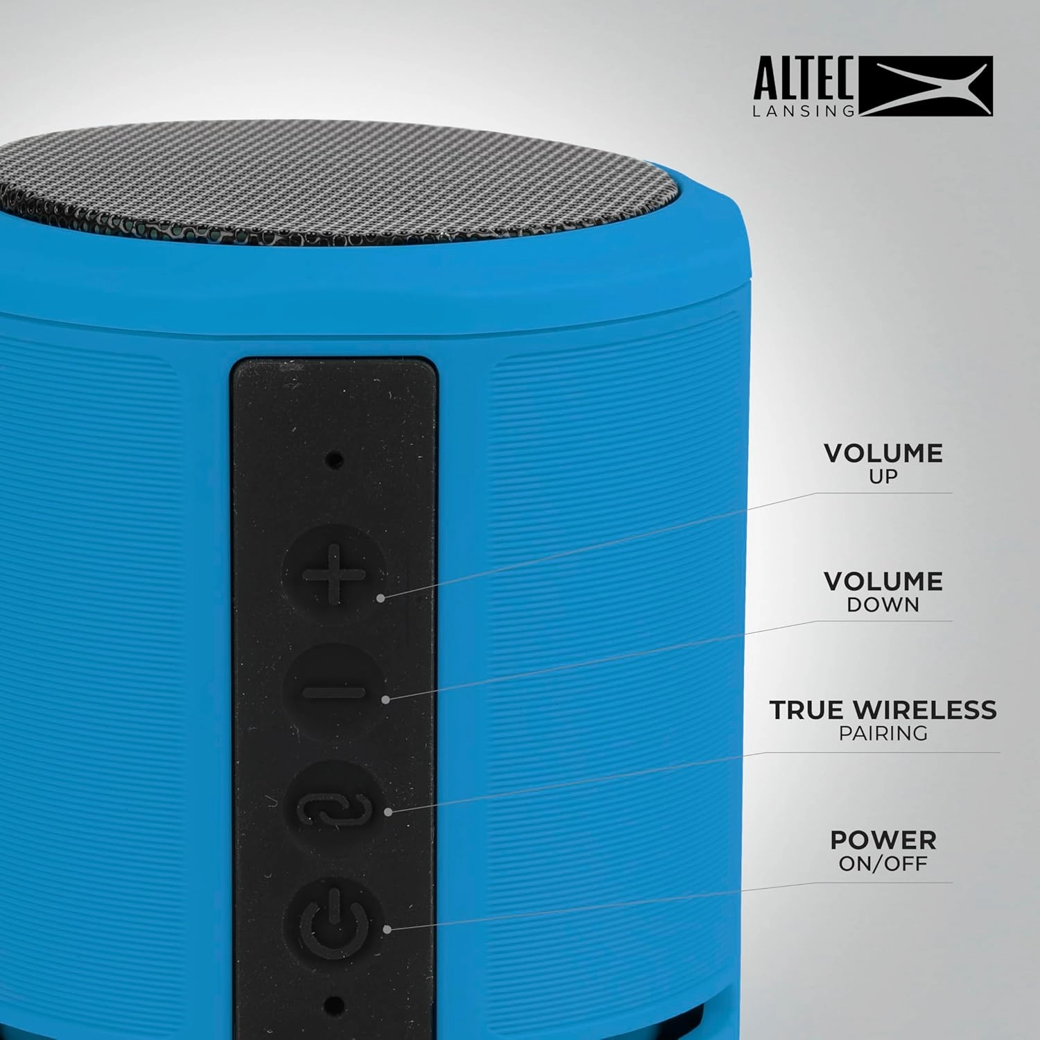 Altec Lansing HydraOrbit - Waterproof Bluetooth Speaker, Lightweight & Portable Speaker for Travel & Outdoor Use, Royal Blue