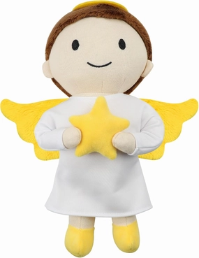 Angel Plush Doll Boy/Girl Baptism Gifts Guardian Angel Doll Toy (Boy)