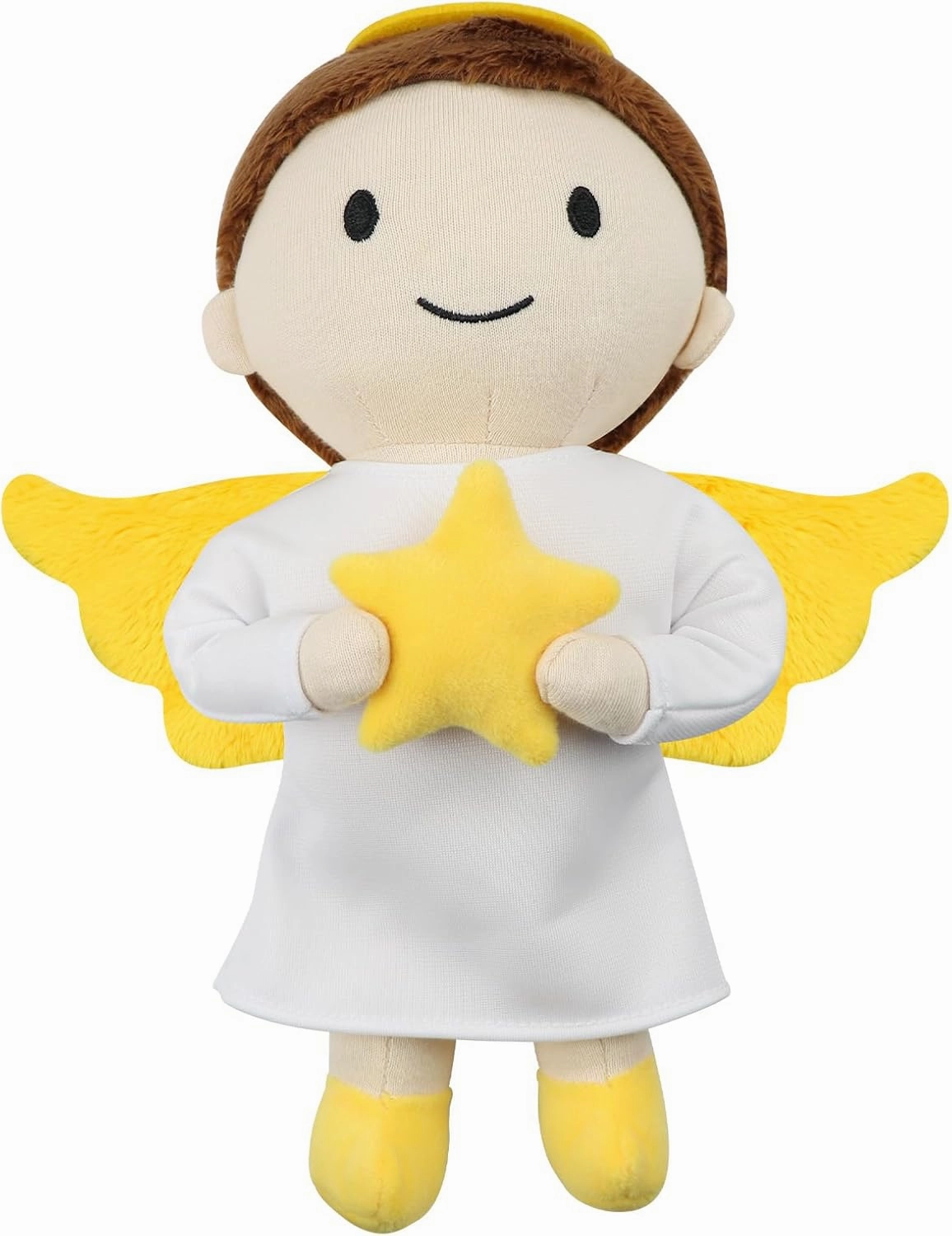 Angel Plush Doll Boy/Girl Baptism Gifts Guardian Angel Doll Toy (Boy)