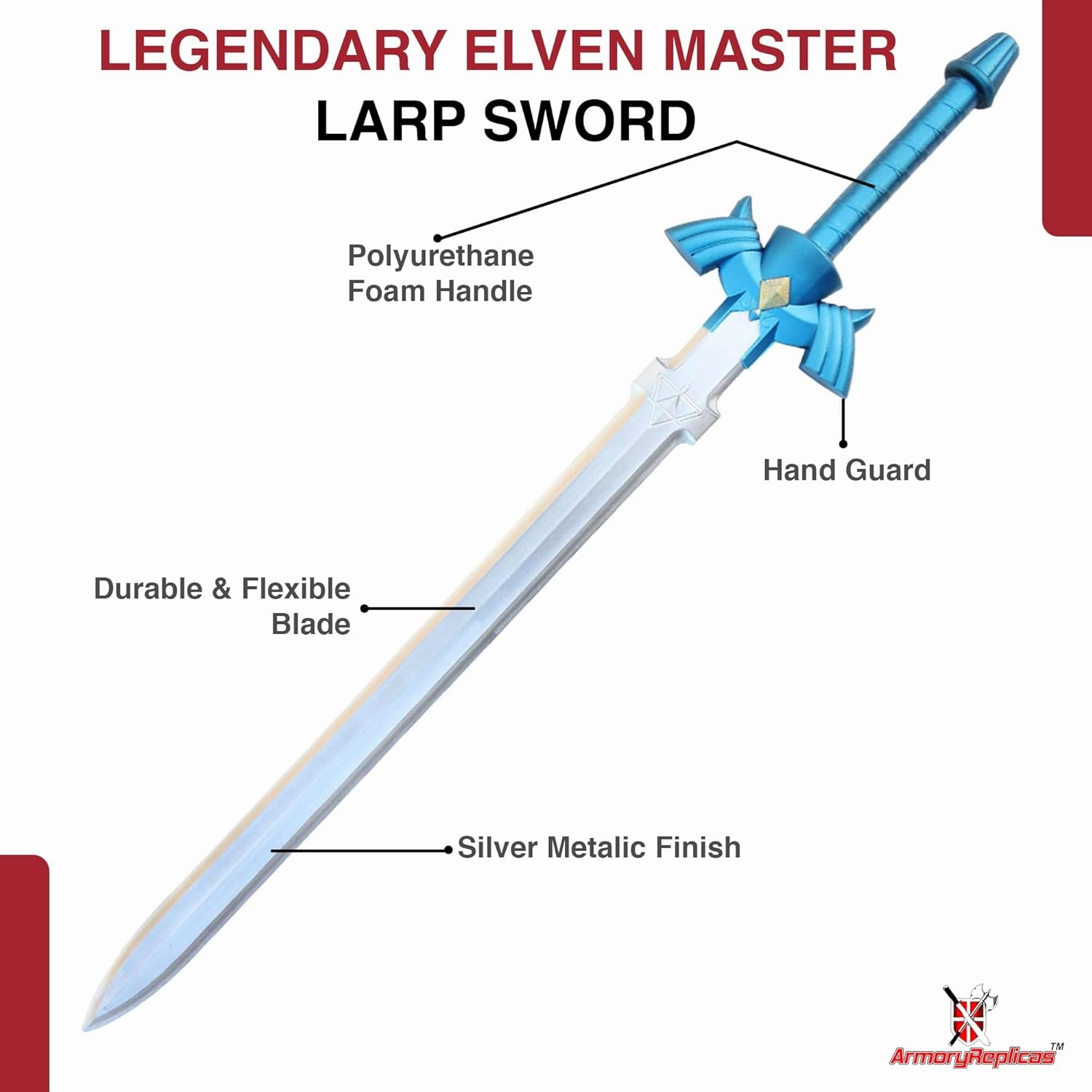 Armory Replicas™ - Video Game Foam Swords- Perfect for LARP, Cosplay & Conventions