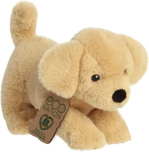AURORA, 35044, Eco Nation Labrador Dog, 8.5In, Soft Toy, Yellow