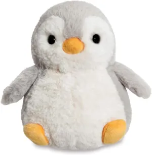 AURORA, 61395, Pickle Penguin, 7In, Soft Toy, Grey & White