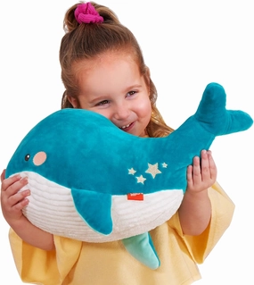 B. toys- B. softies- Plush Squishy Whale- Stuffed Animal – Soft & Squishy Blue Whale – Washable Ocean Toy for Baby, Toddler, Kids- Huggable Squishies- Willow Whale0 Months  