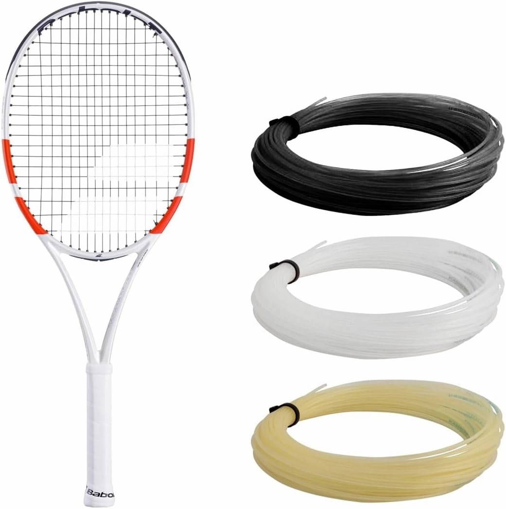 Babolat Pure Strike Team Tennis Racquet (4th Gen) - Strung with 16g Babolat Syn Gut at Mid-Range Tension