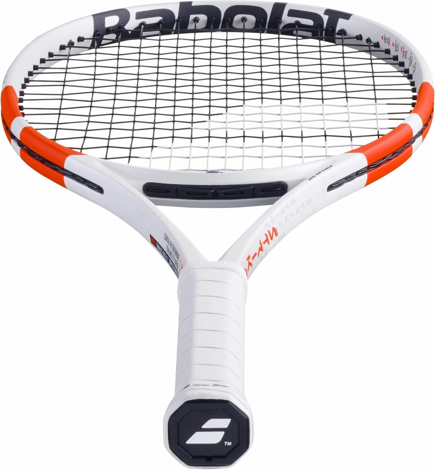 Babolat Pure Strike Team Tennis Racquet (4th Gen) - Strung with 16g Babolat Syn Gut at Mid-Range Tension