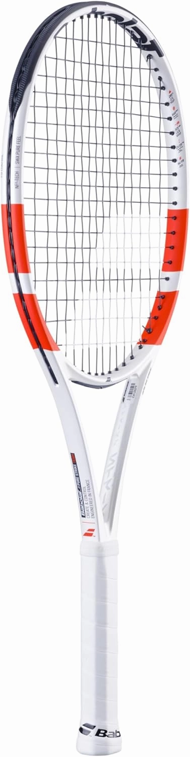Babolat Pure Strike Team Tennis Racquet (4th Gen) - Strung with 16g Babolat Syn Gut at Mid-Range Tension