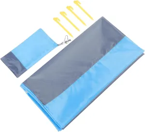 balacoo Swimming Pool Mat Camping Floor Blanket Floor Mat for Camping Floor Mat Waterproof Picnic Blankets for Outdoors Picnic Blanket Mat Water- Large Polyester Camping Mat Foldable, 210x200cm, Blue