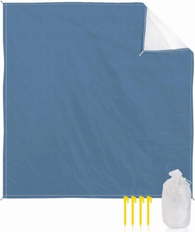 Beach Blanket Sandproof, Solid Color RoyalBlue Waterproof Beach Mat Lightweight Quick Drying Picnic Blanket Beach Essentials for Travel Camping Hiking 118x108in