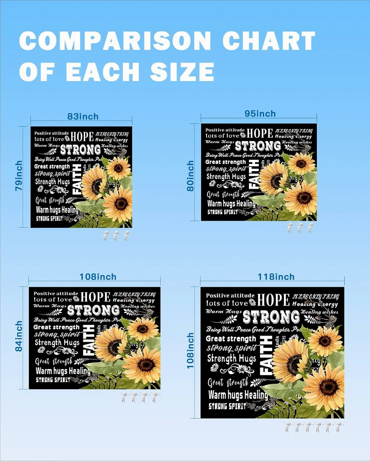 Beach Blanket Sandproof, Sunflower Inspirational Quotes Black Waterproof Beach Mat Lightweight Quick Drying Picnic Blanket Beach Essentials for Travel Camping Hiking 95x80in